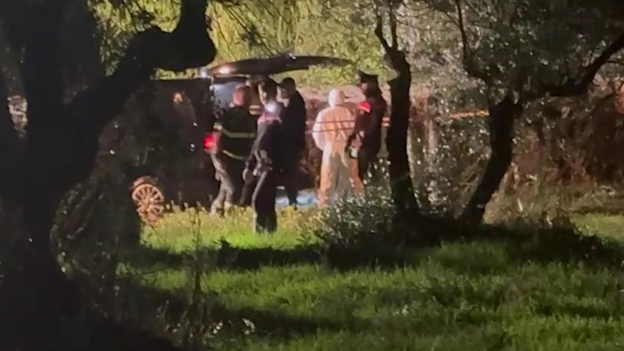 Femminicidio Benevento: il luogo dell'arresto di Salvatore Ocone, con i figli  in auto
