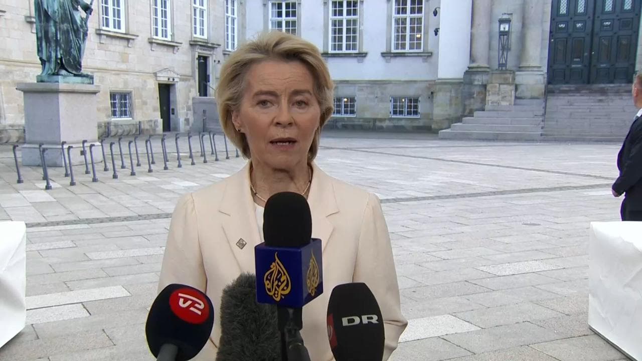 Copenaghen, von der Leyen: "Sono tempi difficili, la Russia ci sta mettendo alla prova"