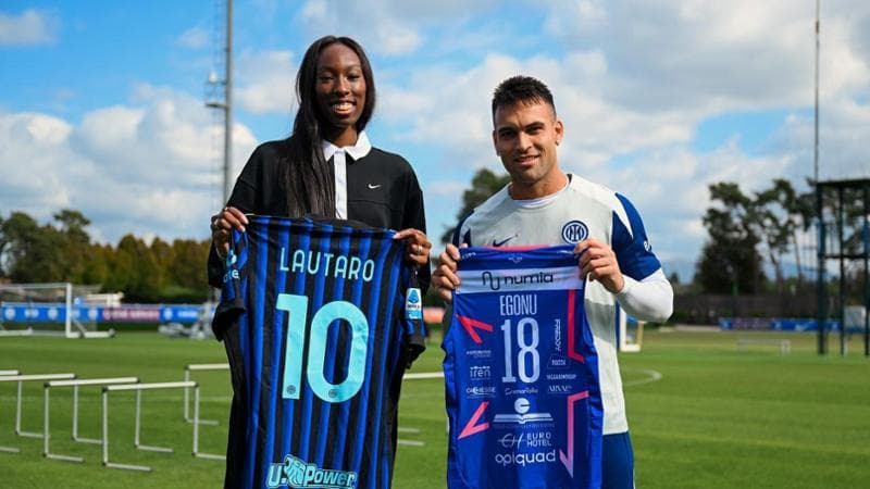 Paola Egonu e Lautaro Martinez
