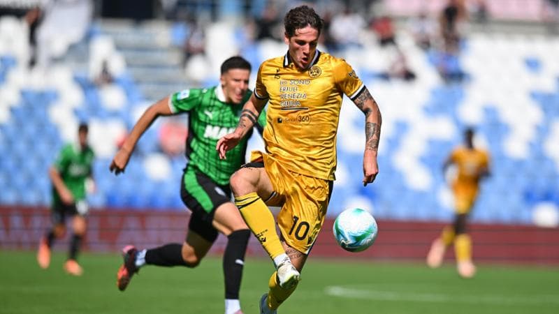 Nicol&ograve;&nbsp;Zaniolo in azione
