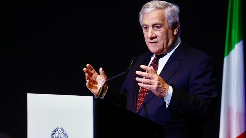 Il ministro degli Esteri Antonio Tajani
