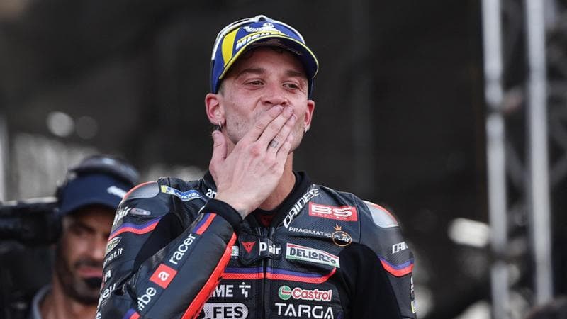 Marco Bezzecchi sul podio