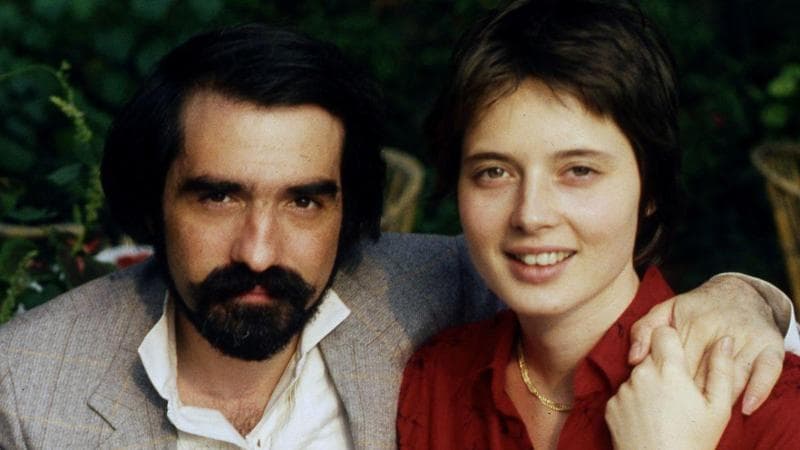 Con Isabella Rossellini