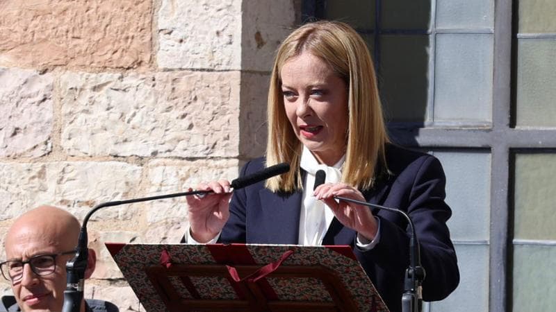 Meloni ad Assisi, sulle proteste: “Le contrapposizioni create per interesse”
