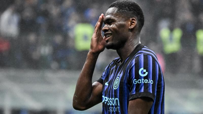 Bonny esulta dopo il gol