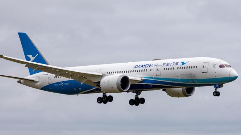 XiamenAir batte Singapore, suo il volo di linea più lungo: 19 ore e 20 minuti da New York a Fuzhou
