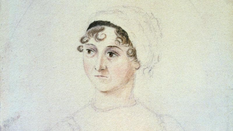 Jane Austen nel ritratto della sorella Cassandra, l'unico disegnato dal vivo