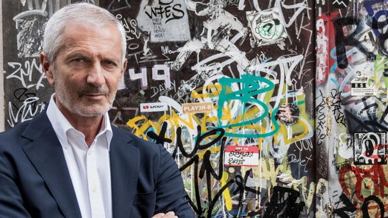 Lo scrittore Gianrico Carofiglio