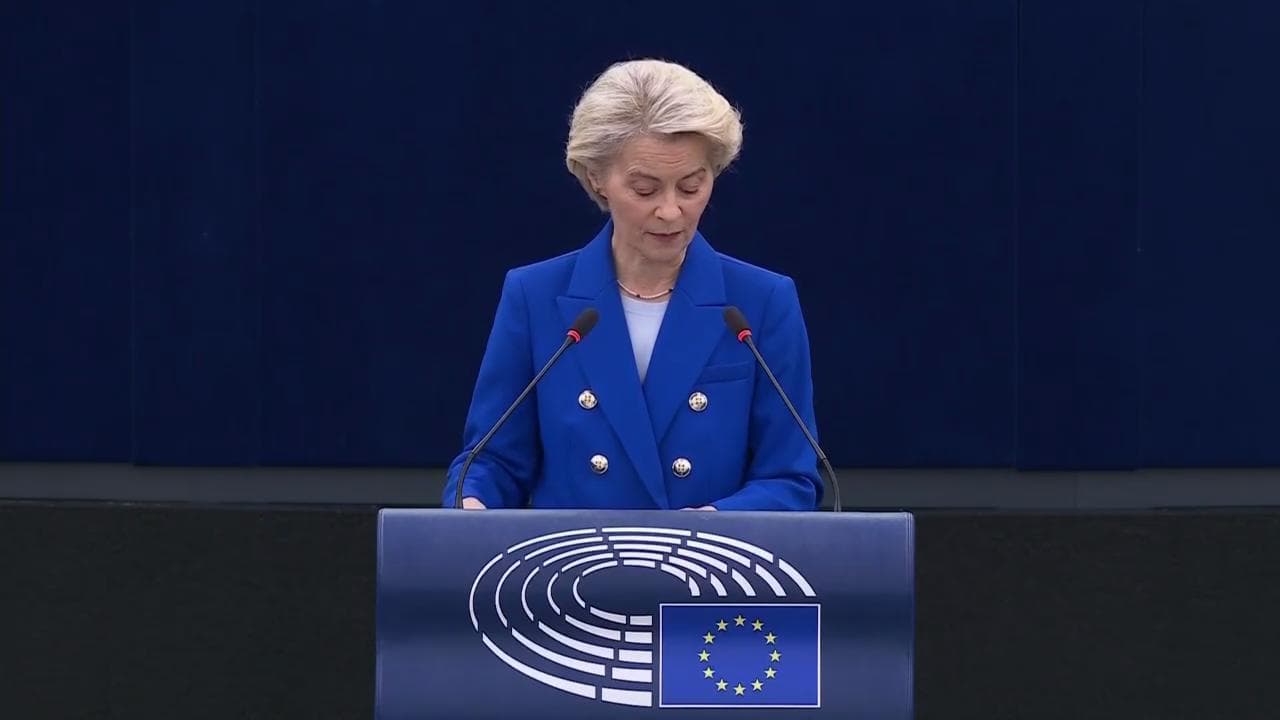 Von der Leyen: "Muro di droni è la risposta alla guerra moderna, impariamo dall'Ucraina"