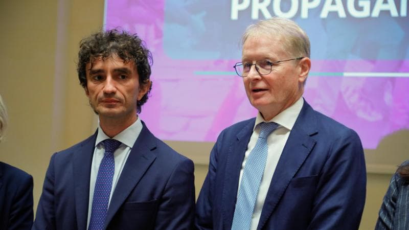Galeazzo Bignami e Lucio Malan