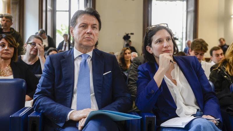 Elly Schlein e Giuseppe Conte
