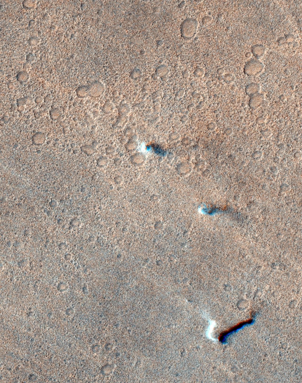Diavoli di polvere sulla superficie di Marte