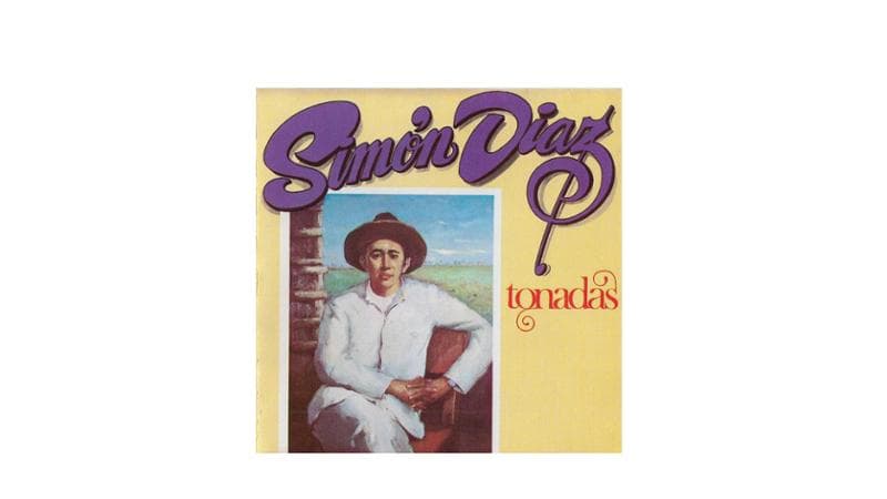 La copertina dell’album Tonadas (1974) del cantante e compositore venezuelano Simón Díaz (1928-2014)