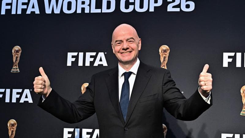 Il presidente della Fifa, Gianni infantino