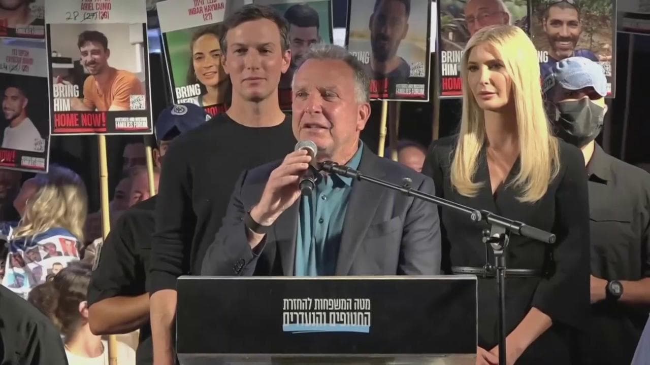 Tel Aviv, Witkoff cita Netanyahu e viene fischiato dalle famiglie degli ostaggi