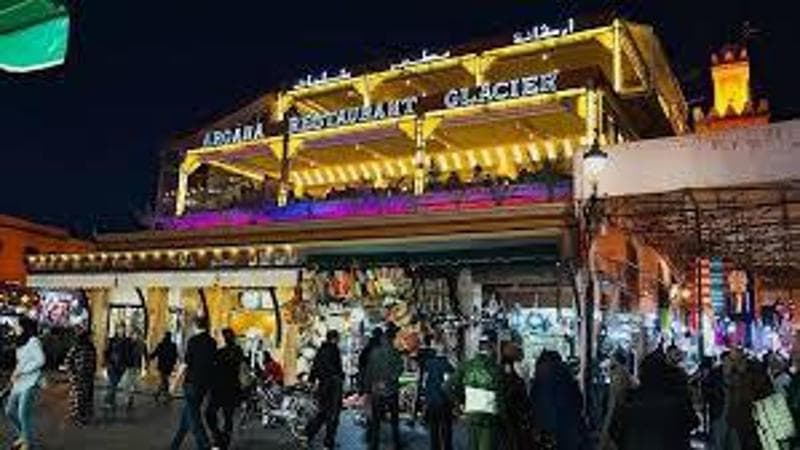 Il caffè Argana di Marrakech