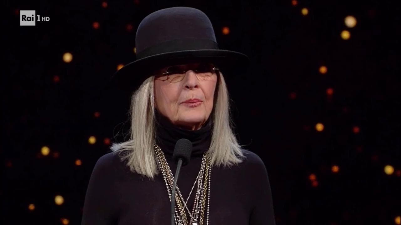 Addio Diane Keaton, quando ai David di Donatello cantò una canzone dedicata a Roma
