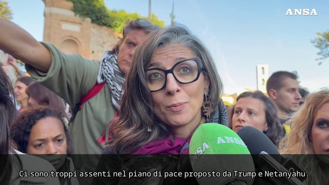 Marcia Perugia-Assisi, Albanese: "Dove sono i palestinesi nel piano di pace Trump-Netanyahu?"