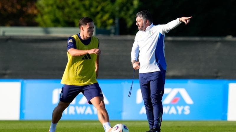 Gattuso e Raspadori