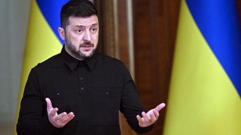 Il presidente ucraino, Volodymyr Zelensky
