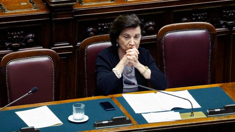 La ministra della Famiglia, Eugenia Roccella
