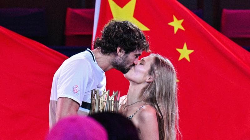 Valentin Vacherot e Emily Snyder a Shanghai