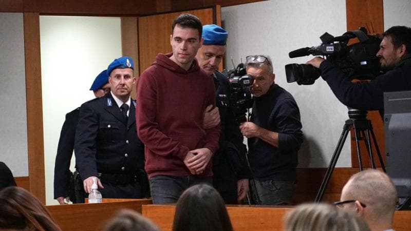 Turetta durante il processo
