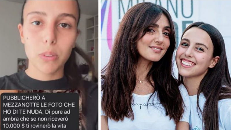 Jolanda Renga ricattata: “10.000 dollari da tua madre Ambra o pubblico le tue foto nuda”
