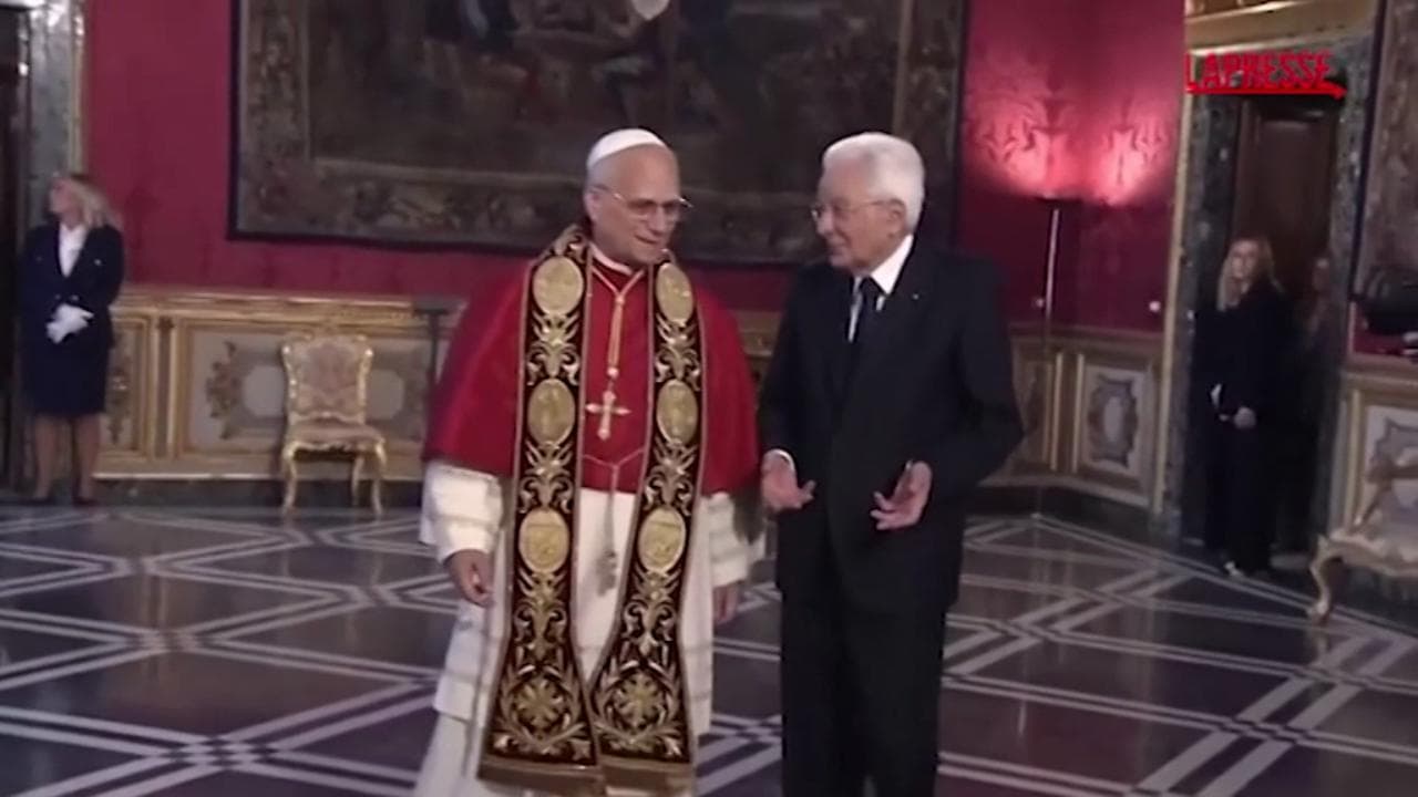 La visita di Papa Leone XIV al Quirinale da Mattarella: il video racconto