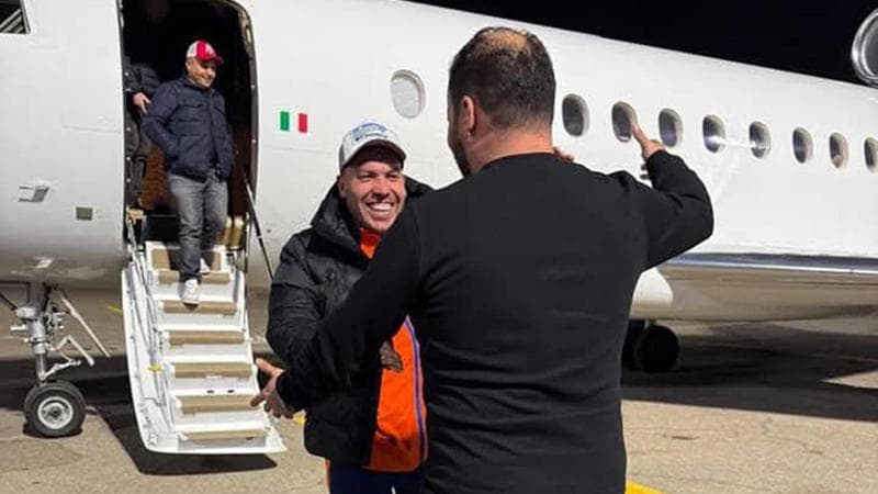 Il generale libico Njeem Osama Almasri Habish atterra a Tripoli il 21 gennaio 2025
