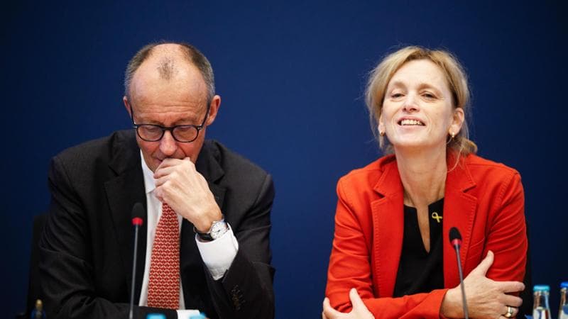 Friedrich Merz e Karin Prien