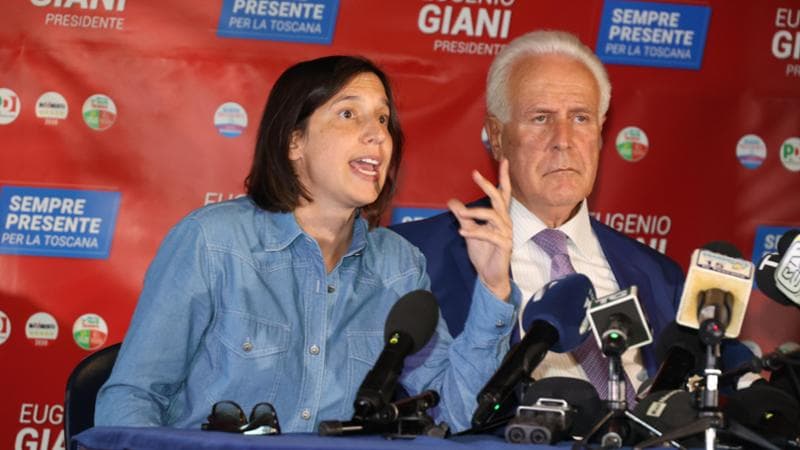 &nbsp;Eugenio Giani con la segretaria PD Elly Schlein&nbsp;
