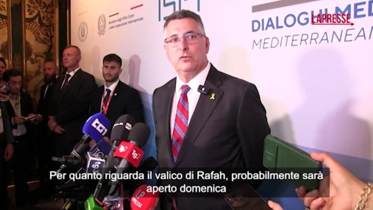 Sa'ar (min. Esteri Israele): "Valico di Rafah riapre domenica. Carestia a Gaza? Propaganda di Hamas"