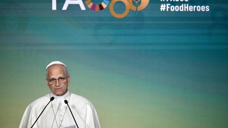 Fao, monito di Leone: “No all’uso della fame come arma di guerra”