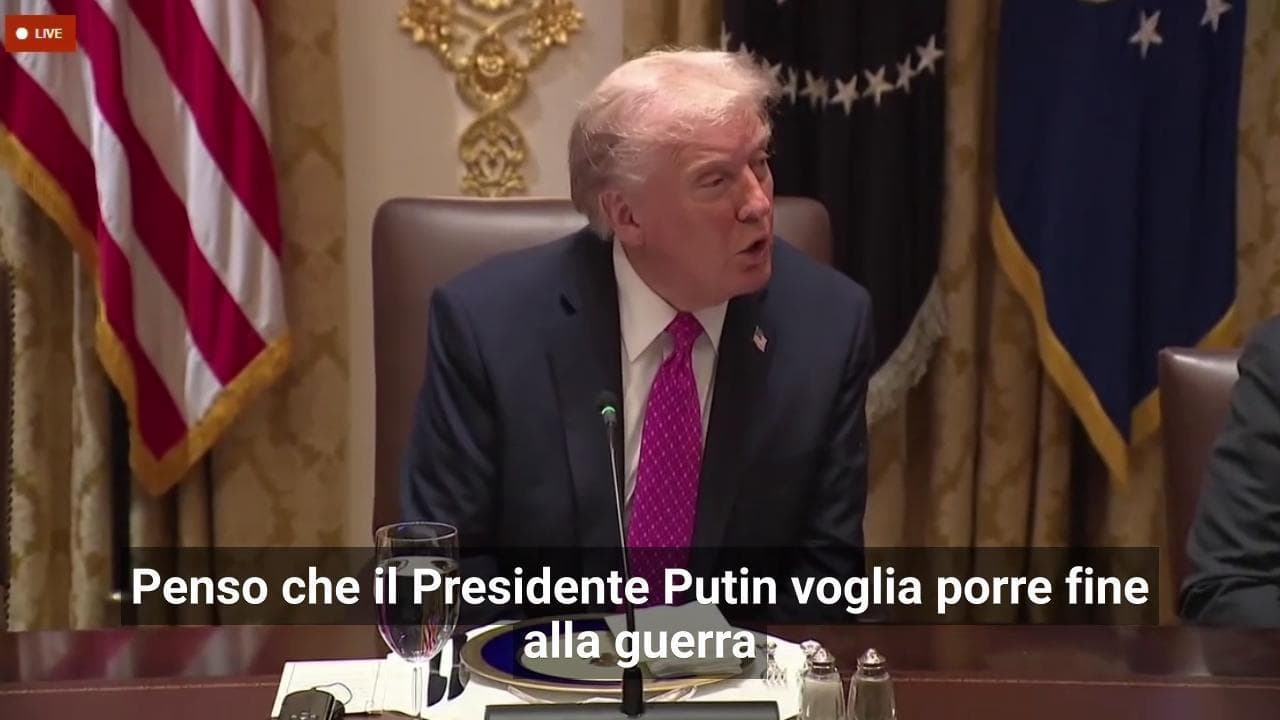 Zelensky da Trump, il presidente Usa: "Putin vuole che la guerra finisca"