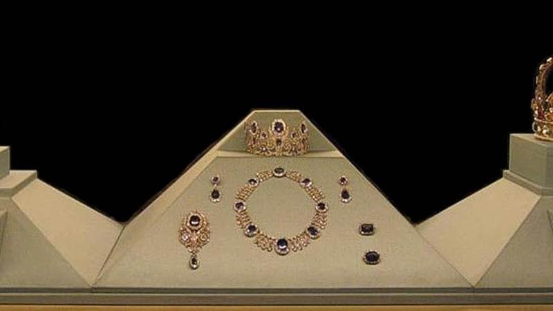 Alcuni dei gioielli nella Galleria d'Apollon