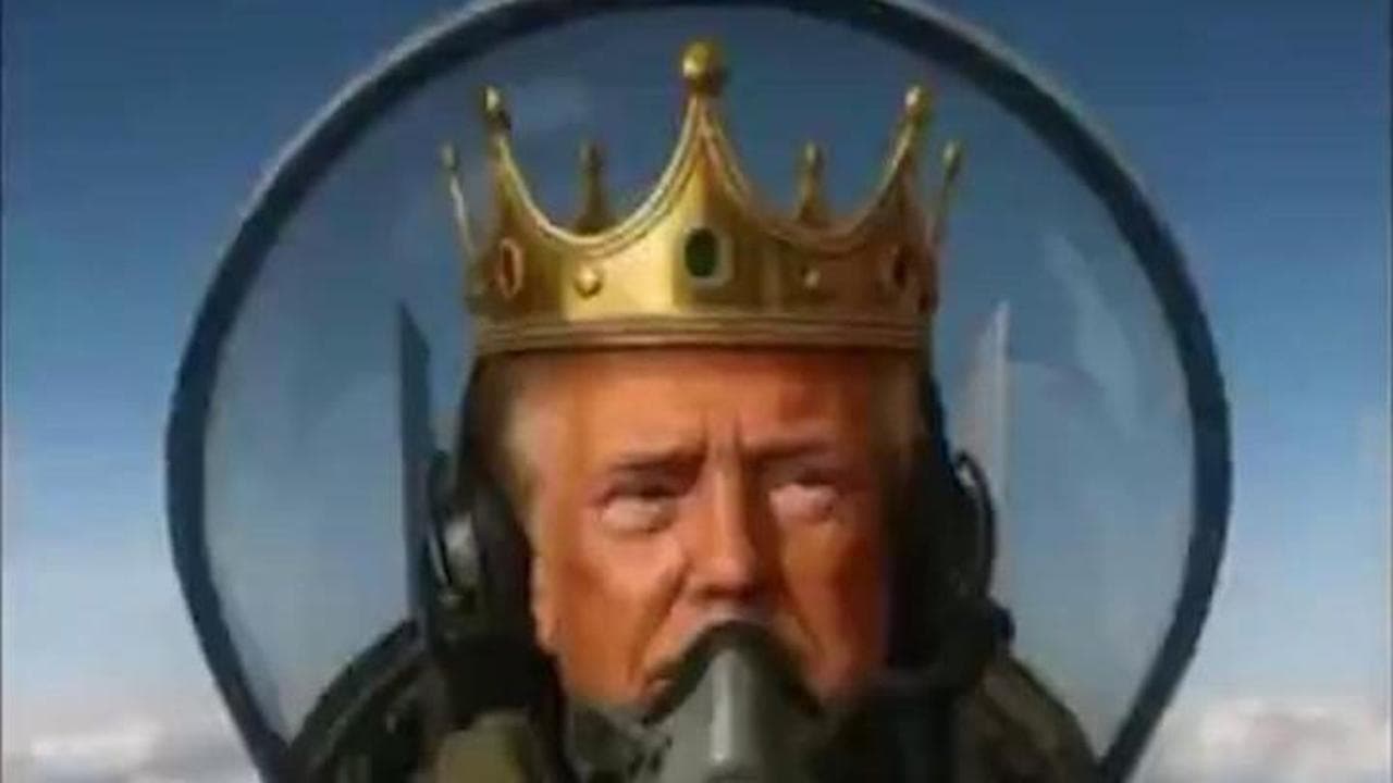 Trump risponde alle proteste "No Kings": in un video creato con l'IA sgancia letame sui manifestanti