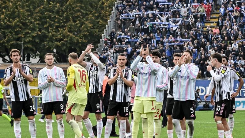 19/09/2025 Stadio Comunale Giuseppe Sinigaglia. Settima giornata di Campionato di Serie A EniLive. Como Vs Juventus
La Juve saluta i suoi tifosi