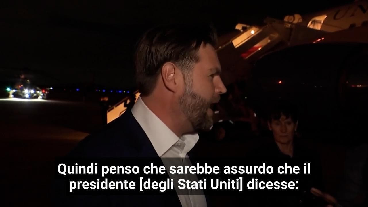 Gaza, Vance: "Per il disarmo di Hamas servono gli Stati arabi del Golfo"
