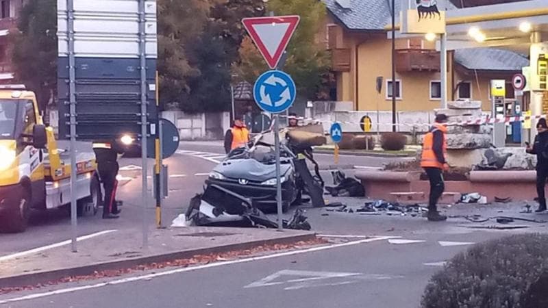 Asiago (Vicenza), 19 ottobre: il luogo dello schianto