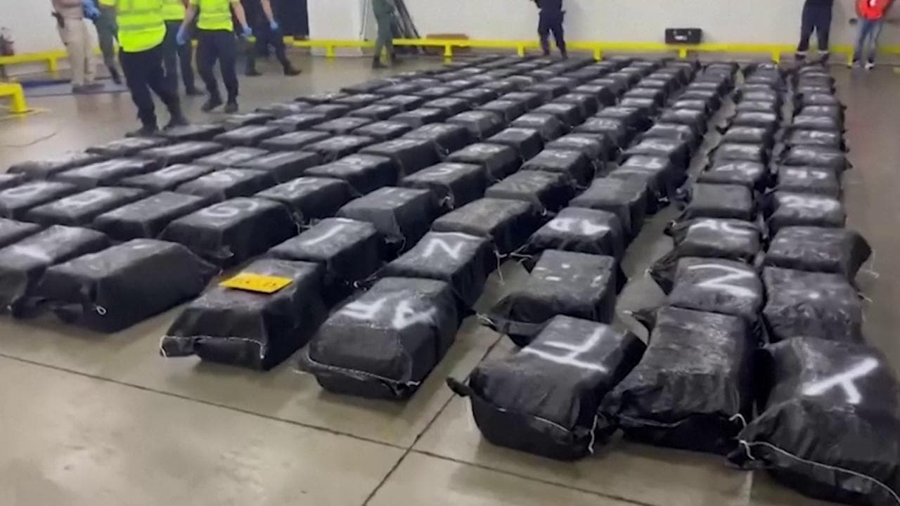 Costa Rica, sequestre tre tonnellate di cocaina: erano nascoste in un container di frutta fresca