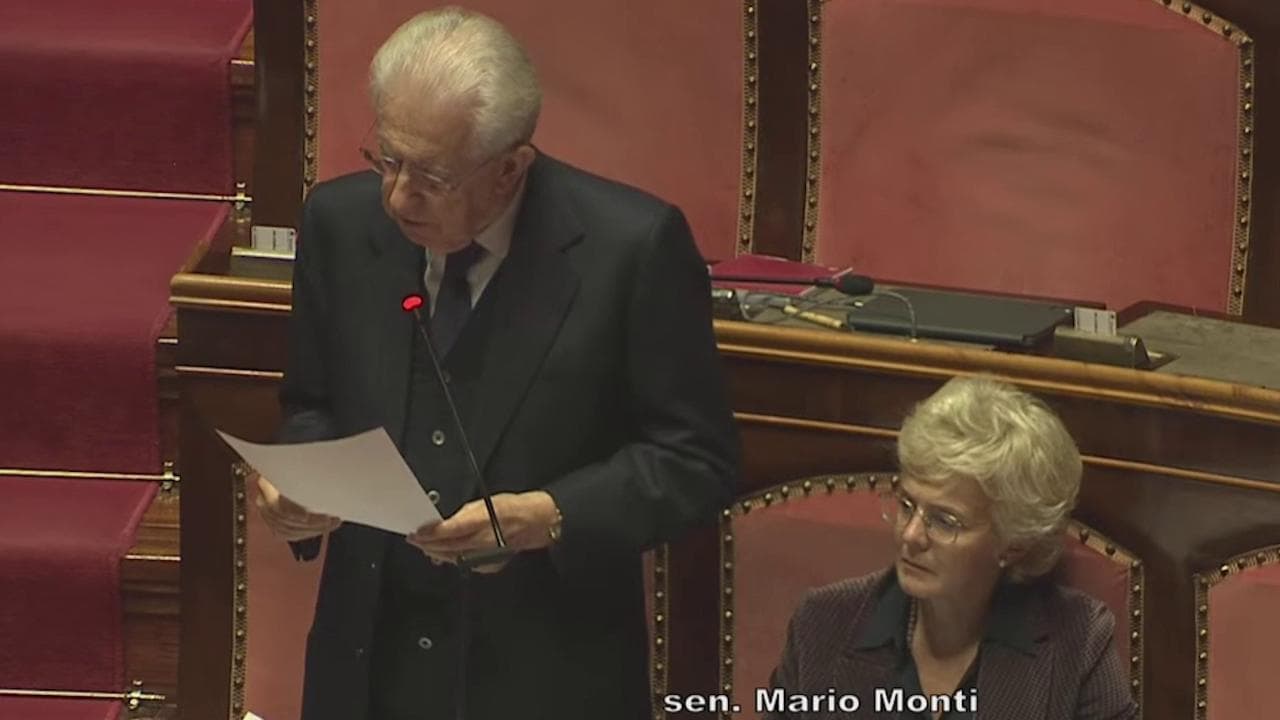 Senato, Monti a Meloni: "Ci sorprenda ancora, convinca Trump a non essere ostile"