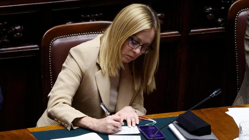 La premier Giorgia Meloni