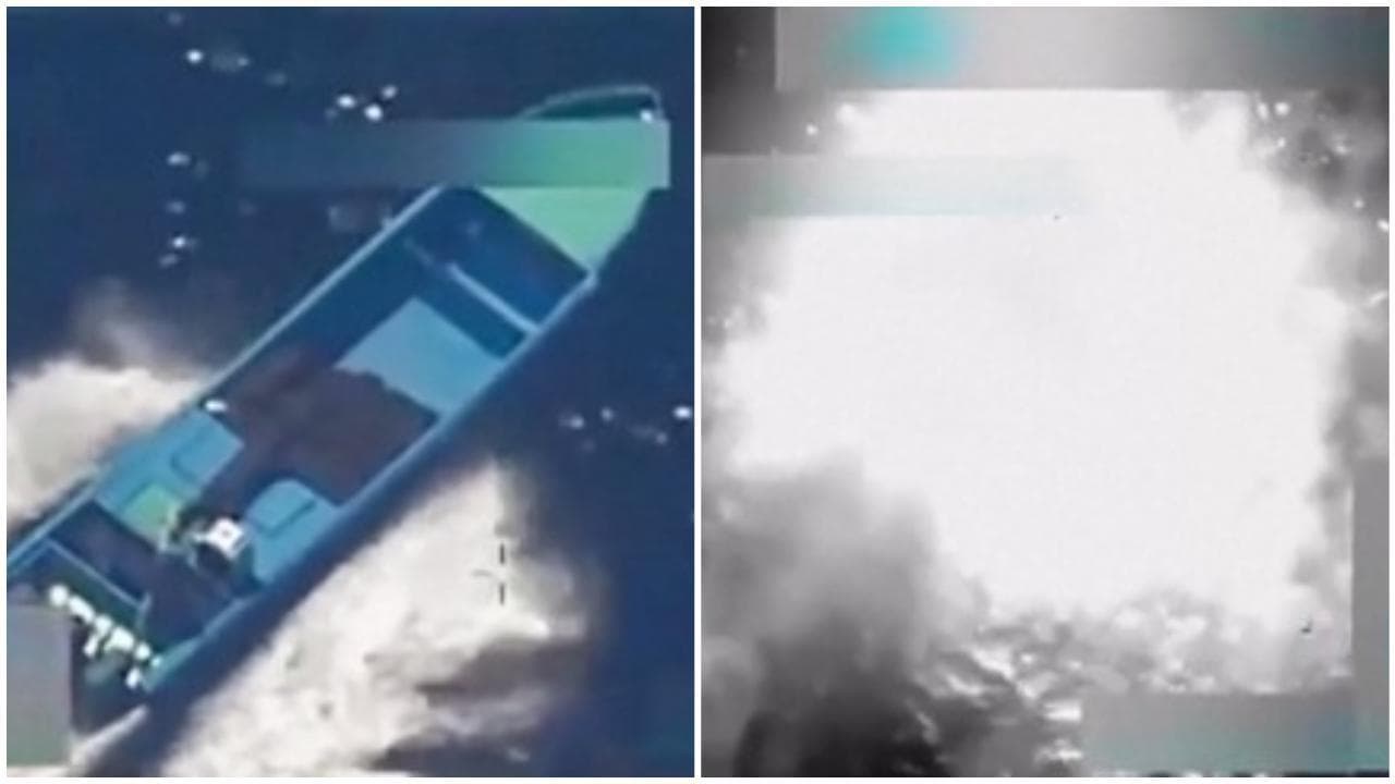 Esplosione in mare nel video del raid Usa: "Colpita barca dei narcos nel Pacifico"