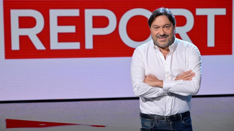 Il conduttore di Report, Sigfrido Ranucci
