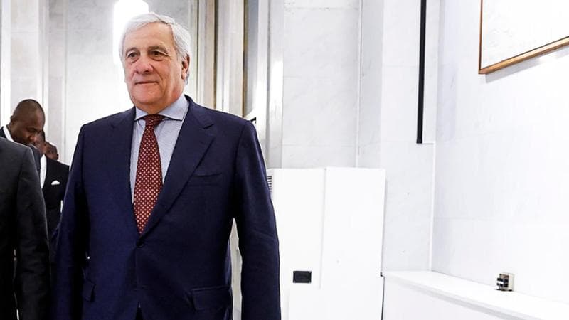 Il ministro degli Affari Esteri Antonio Tajani
