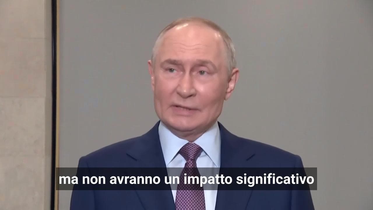 Putin: "Le sanzioni non avranno effetti sulla Russia e faranno danni anche a chi le propone"