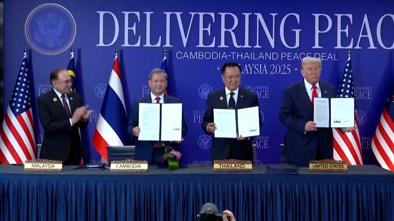 Pace Thailandia-Cambogia, con Trump la firma del cessate il fuoco e degli accordi economici