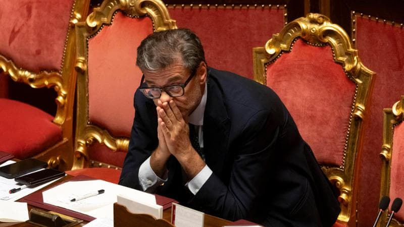 Il ministro dell&rsquo;Economia Giancarlo Giorgetti&nbsp;
