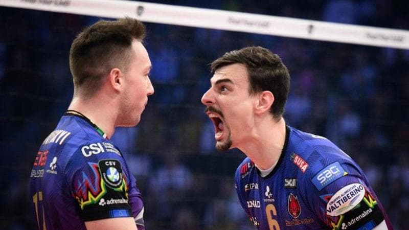 La grinta di Simone Giannelli (foto Cev)